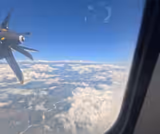 view from manthali flight