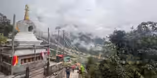 Chhomrong on steep trails of Annapurna trek