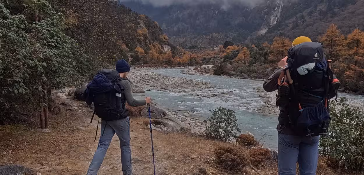 Kanchenjunga trekker on restricted trail