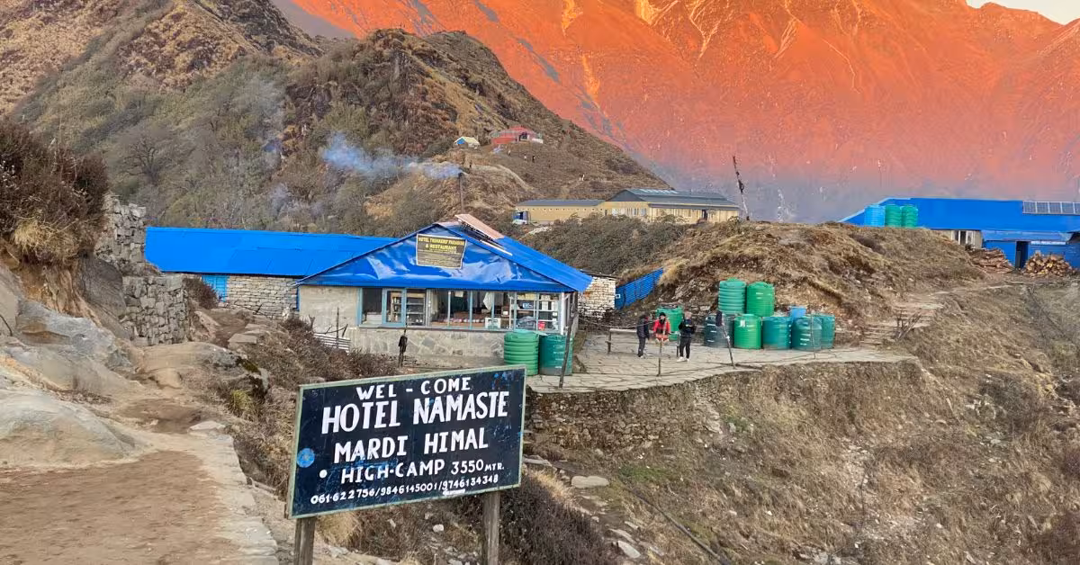 Accomodation at Mardi Himal High Camp