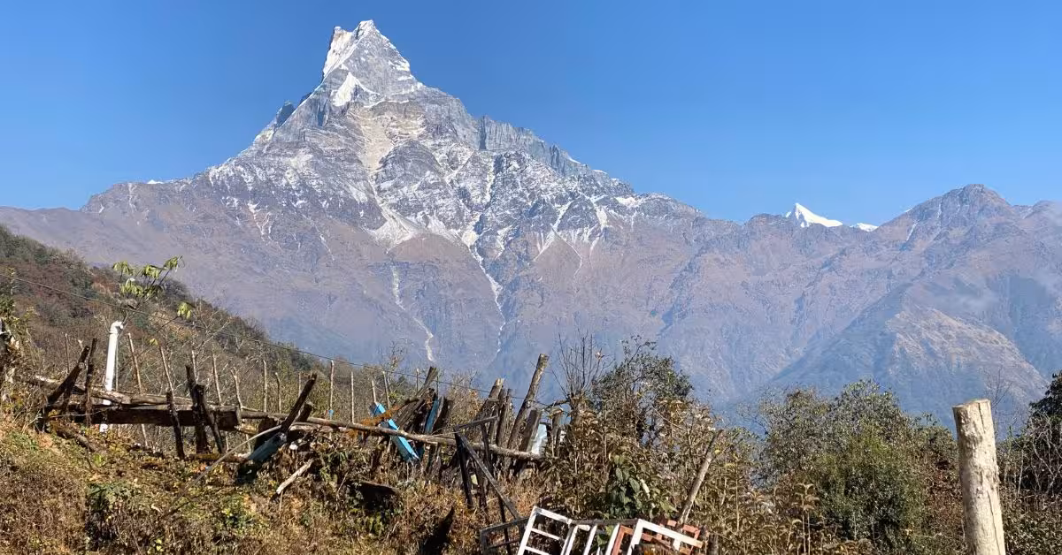 View From Mardi Base Camp