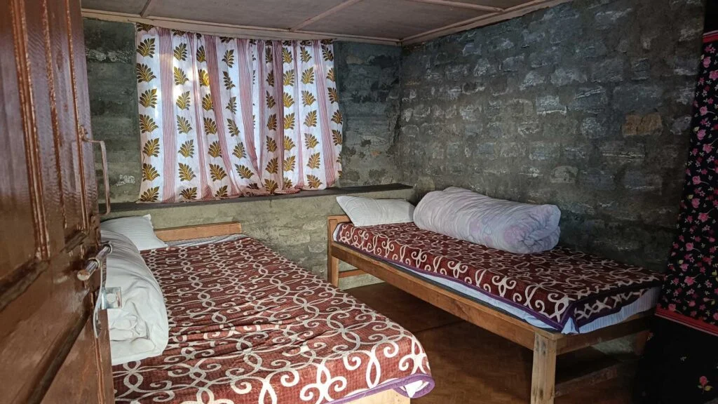 Typical bed room during Mardi Trek