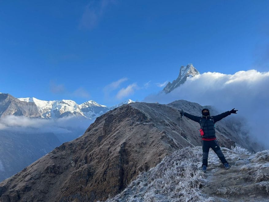 view from upper mustang